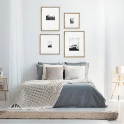 21.24" X 27.24" Matted To 11" X 14" Gallery Frame Natural Wood - Threshold™ Designed With Studio McGee -Home Series GUEST 084527e0 0409 4e56 8136 8a42a3a112fa 1