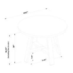 42" Linden Round Wood Dining Table - Threshold™ Designed With Studio McGee -Home Series GUEST 0c000735 3d37 445d 864f 66166a58d562