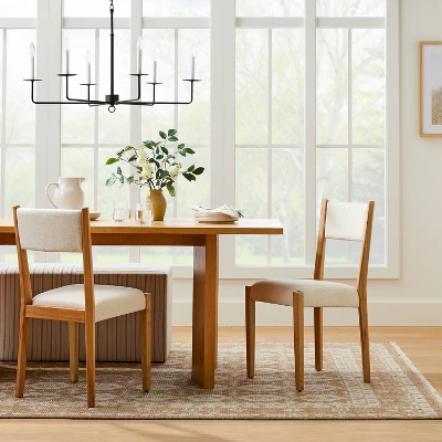 6-Light Hammered Metal Chandelier Black - Threshold™ Designed With Studio McGee 3 6-Light Hammered Metal Chandelier Black - Threshold™ Designed With Studio McGee