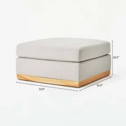 Woodland Hills Modular Sectional Ottoman Light Gray - Threshold™ Designed With Studio McGee 15 Woodland Hills Modular Sectional Ottoman Light Gray - Threshold™ Designed With Studio McGee -Home Series GUEST 0ed068aa 7686 4196 a244 18c08b84b454