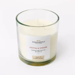 Clear Glass Santal & Ginger Candle White - Threshold™ Designed With Studio McGee -Home Series GUEST 133d9fdf 67f9 454f bb07 36d647d7b08b