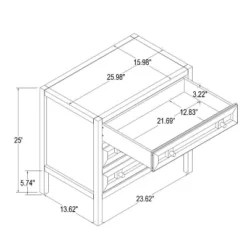 Springville 3 Drawer Nightstand White - Threshold™ Designed With Studio McGee -Home Series GUEST 1f01fd2b a8bf 4ec8 a99b d1d0f20bd4fd