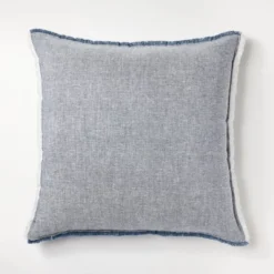 Oversized Reversible Linen Square Throw Pillow With Frayed Edges - Threshold™ Designed With Studio McGee -Home Series GUEST 203bd06b aca7 4221 8c6f 8e72bb86ebc1