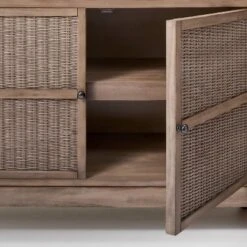 Brandeis Woven TV Stand For TVs Up To 60" Brown - Threshold™ Designed With Studio McGee 11 Brandeis Woven TV Stand For TVs Up To 60" Brown - Threshold™ Designed With Studio McGee -Home Series GUEST 207e0e77 d234 4ee8 8261 19fba8aebd36