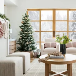 Elroy Faux Shearling Accent Chair With Wood Legs - Threshold™ Designed With Studio McGee -Home Series GUEST 2388a889 e0bb 4ce8 933f 7e709c60b0ed