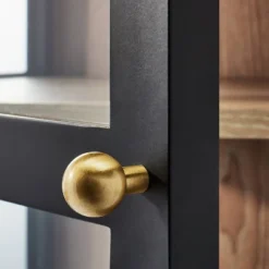 60" Crystal Cove Glass Cabinet Black - Threshold™ Designed With Studio McGee -Home Series GUEST 26fa73ea e496 41cb a096 0f669cdcbb99