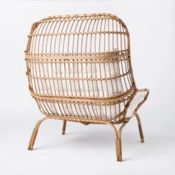 Wicker & Metal Outdoor Patio Chair, Egg Chair Natural - Threshold™ Designed With Studio McGee 11 Wicker & Metal Outdoor Patio Chair, Egg Chair Natural - Threshold™ Designed With Studio McGee -Home Series GUEST 28382aa6 dee2 4001 9b12 305562e94096