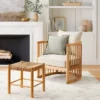 Richfield Barrel Spindle Back Accent Chair Cream/Natural - Threshold™ Designed With Studio McGee -Home Series GUEST 28776379 63e9 465d 9198 b60f791944c0