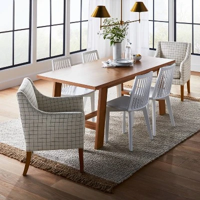 Clearfield Swoop Arm Dining Chair - Threshold™ Designed With Studio McGee 3 Clearfield Swoop Arm Dining Chair - Threshold™ Designed With Studio McGee