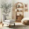72" Holladay Curved Wooden Bookcase - Threshold™ Designed With Studio McGee -Home Series GUEST 36cf8426 d595 4723 a170 a967bfc097f3