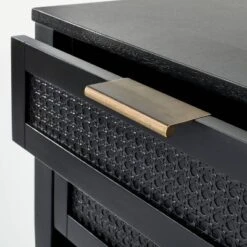 East Bluff 2 Drawers Woven Accent Table Black - Threshold™ Designed With Studio McGee -Home Series GUEST 42e77654 e6d8 43bd 9f8b 688c84d09d27