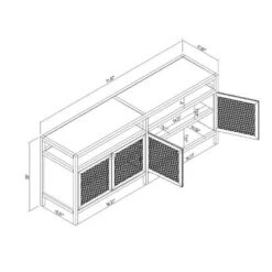 Springville Caned Door TV Stand - Threshold™ Designed With Studio McGee 15 Springville Caned Door TV Stand - Threshold™ Designed With Studio McGee -Home Series GUEST 4767db1b 9dbf 4d97 9af5 725f225f4811