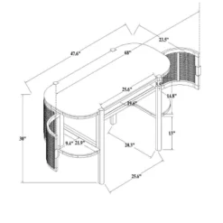 Portola Hills Caned Desk - Threshold™ Designed With Studio McGee -Home Series GUEST 4a5fa6fc a507 4cf2 b059 0aaf11ed87ae