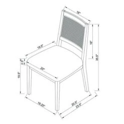 Oak Park Cane Dining Chair Black - Threshold™ Designed With Studio McGee -Home Series GUEST 5e0d79ff e5da 47f6 89c1 777b56e7d3ca
