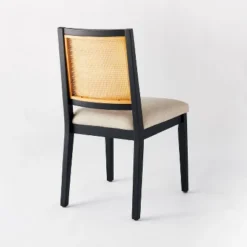 Oak Park Cane Dining Chair Black - Threshold™ Designed With Studio McGee -Home Series GUEST 5e82c568 fb8a 478d 8bf8 4ffd28cbfd2a