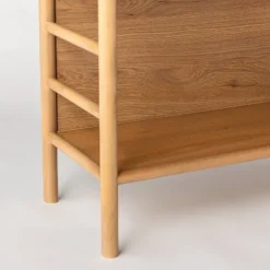 72" Holladay Curved Wooden Bookcase - Threshold™ Designed With Studio McGee -Home Series GUEST 68f47188 5121 4717 ac39 f4ceeabd4e01