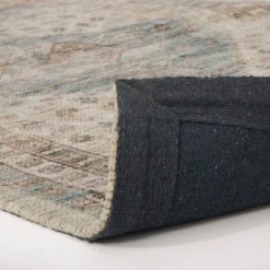 3'x5' Light Distressed Diamond Persian Style Rug Neutral - Threshold™ Designed With Studio McGee -Home Series GUEST 6a256171 d77b 4d51 8a44 deb728978d5c