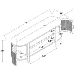 Portola Hills Caned Door TV Stand For TVs Up To 60" - Threshold™ Designed With Studio McGee 23 Portola Hills Caned Door TV Stand For TVs Up To 60" - Threshold™ Designed With Studio McGee -Home Series GUEST 6a70e9c2 1448 487f a332 1f397d50b5ae