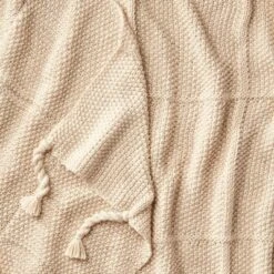 Windowpane Knit Throw Blanket With Tassels - Threshold™ Designed With Studio McGee -Home Series GUEST 6b631fa5 b3d1 4b55 a2d5 a739a5ee87f0