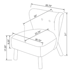 Sculpted Faux Shearling Accent Chair Cream - Threshold™ Designed With Studio McGee -Home Series GUEST 6cce5bcf 1c60 4d1a be28 f6d5e9c9ce77