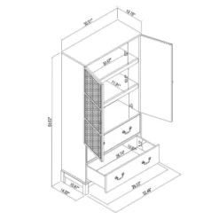 Brandeis Woven Cabinet Brown - Threshold™ Designed With Studio McGee -Home Series GUEST 707bd53d 9cc8 4d72 96d2 6474dbf4e472