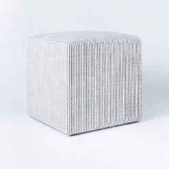 Lynwood Square Upholstered Cube - Threshold™ Designed With Studio McGee -Home Series GUEST 72ce0fb7 c23f 404a 9ed8 12c0207c98cb