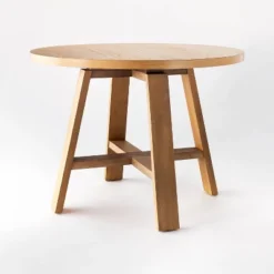 42" Linden Round Wood Dining Table - Threshold™ Designed With Studio McGee -Home Series GUEST 76f39d84 a190 4b52 8dd9 493baf78d72a