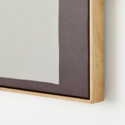 24" X 30" Simple Abstract Shape Framed Canvas - Threshold™ Designed With Studio McGee -Home Series GUEST 8163a7eb b04b 4c7f bcfc e02594b09bb2