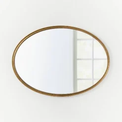 26" X 36" Oval Shape Antique Mirror Brass - Threshold™ Designed With Studio McGee -Home Series GUEST 85fc05a1 1747 4c0e ba5e d5fae5715021