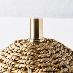 Large Seagrass Table Lamp (Includes LED Light Bulb) Natural - Threshold™ Designed With Studio McGee -Home Series GUEST 8910b0d9 dd14 4b6d 9a8c 4dbdb1950677