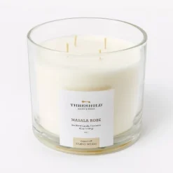 Clear Glass Masala Rose Candle White - Threshold™ Designed With Studio McGee 13 Clear Glass Masala Rose Candle White - Threshold™ Designed With Studio McGee -Home Series GUEST a428fcef ae40 495d b3e2 43ba30c44f06