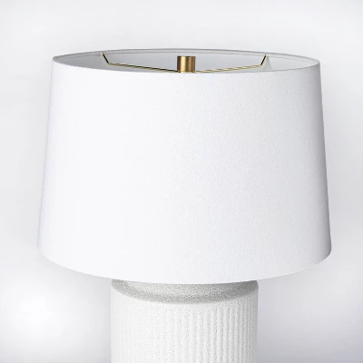 Ceramic Assembled Table Lamp White - Threshold™ Designed With Studio McGee 5 Ceramic Assembled Table Lamp White - Threshold™ Designed With Studio McGee - Image 3