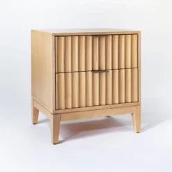 Thousand Oaks Wood Scalloped End Table With Drawers - Threshold™ Designed With Studio McGee 15 Thousand Oaks Wood Scalloped End Table With Drawers - Threshold™ Designed With Studio McGee -Home Series GUEST b1016a0e 6edf 4061 a9c6 028465971ed1