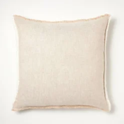 Oversized Reversible Linen Square Throw Pillow With Frayed Edges - Threshold™ Designed With Studio McGee -Home Series GUEST b24eae29 d0b8 4a56 a4ef 09c04c3955b4