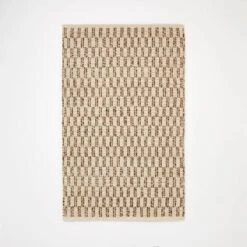 Checkered Stripe Rug Brown - Threshold™ Designed With Studio McGee -Home Series GUEST b2864ce6 6869 48dc 80bf 0c1c5704bc0f