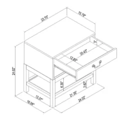 Elmira Nightstand Brown - Threshold™ Designed With Studio McGee 15 Elmira Nightstand Brown - Threshold™ Designed With Studio McGee -Home Series GUEST ba23a28f 8b95 42ea acce 9cc3df7af05f