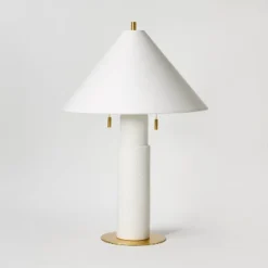 Ceramic Table Lamp With Tapered Shade White - Threshold™ Designed With Studio McGee -Home Series GUEST bb7258ec 5cd1 4f4f 84fa 7992eea042f1