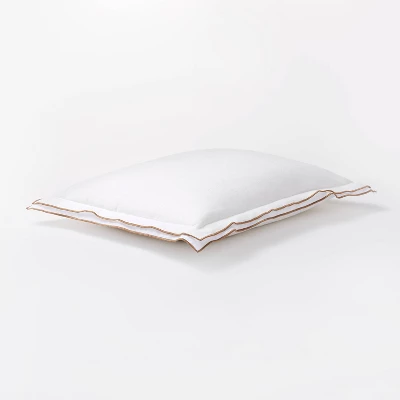 Double Flange Merrow Stitch Comforter & Sham Set - Threshold™ Designed With Studio McGee 5 Double Flange Merrow Stitch Comforter & Sham Set - Threshold™ Designed With Studio McGee - Image 4