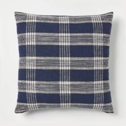 Woven Plaid Square Throw Pillow With Zipper Pull - Threshold™ Designed With Studio McGee -Home Series GUEST c575c066 8fb4 4e62 b102 80e29c49e41a