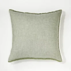 Oversized Reversible Linen Square Throw Pillow With Frayed Edges - Threshold™ Designed With Studio McGee -Home Series GUEST c59c1768 fd6d 4d82 b66e 9c30a01bb949