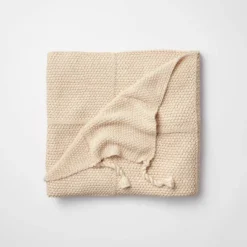 Windowpane Knit Throw Blanket With Tassels - Threshold™ Designed With Studio McGee -Home Series GUEST cfcc0bd1 9145 44d1 8936 b585b371ea06