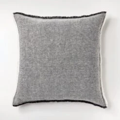 Oversized Reversible Linen Square Throw Pillow With Frayed Edges - Threshold™ Designed With Studio McGee -Home Series GUEST de4cc2ac c68b 431c aeb1 252a91c958ea