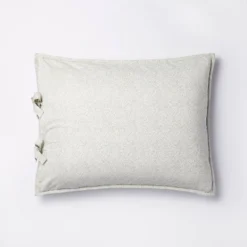 Decorative Border Cotton Slub Print Quilt Sham Light Teal Green – Threshold™ Designed With Studio McGee -Home Series GUEST df608442 2585 414f 825c 57f616e644e7