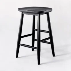 Haddonfield All Wood Backless Counter Height Barstool - Threshold™ Designed With Studio McGee -Home Series GUEST e02d56a8 64c7 4e97 b628 7ee251d5a11d