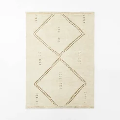 Cedar Hills Plush Geo Print Rug Cream - Threshold™ Designed With Studio McGee -Home Series GUEST e21a1c43 b5ed 4260 b717 48277652c9e6