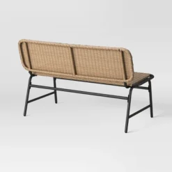 Popperton Arched Wicker Bench - Black - Threshold™ Designed With Studio McGee -Home Series GUEST e54f8928 59f5 40ea b37e 4de7f9b2bacb