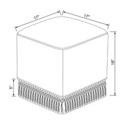 Westchester Fringe Cube - Threshold™ Designed With Studio McGee -Home Series GUEST e62a4ff7 76f6 4b24 887f f28aab6e03a5