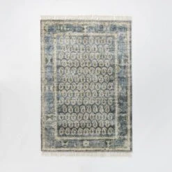 Lost Creek Printed Paisley Rug Blue - Threshold™ Designed With Studio McGee -Home Series GUEST e8e94a54 2263 4993 84d8 d4a216f28ff8