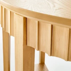 Thousand Oaks Wood Scalloped Demilune Console Table - Threshold™ Designed With Studio McGee -Home Series GUEST eb35aaa8 f7c8 4881 b5d1 f85e53b2ca90