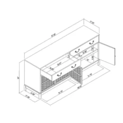 Brandeis Woven TV Stand For TVs Up To 60" Brown - Threshold™ Designed With Studio McGee 15 Brandeis Woven TV Stand For TVs Up To 60" Brown - Threshold™ Designed With Studio McGee -Home Series GUEST edcf4db2 26a4 444b ba42 cd73d8a812f3
